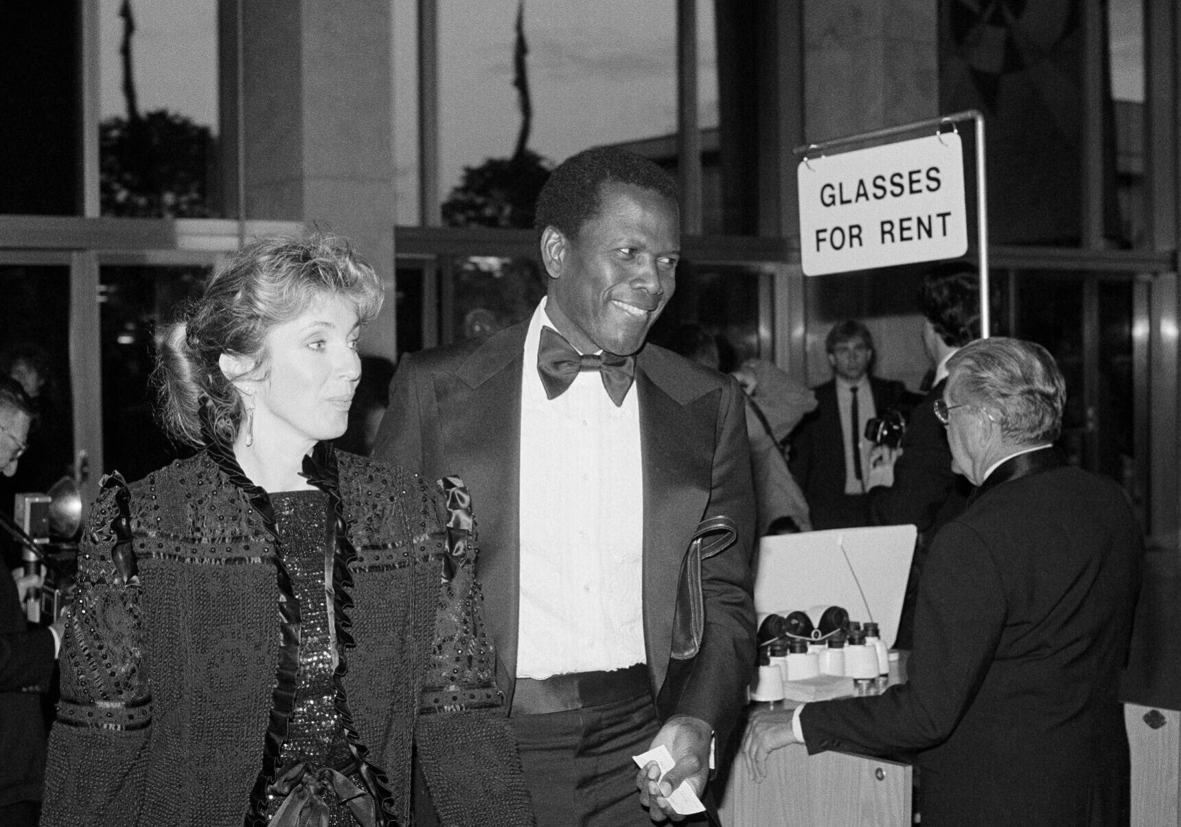 1983 Sidney Poitier and wife Joanna Shimkus Poitier
